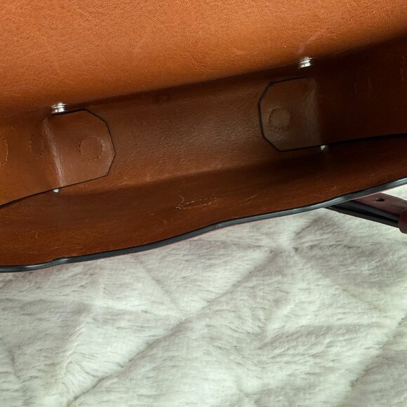 Rag & Bone Atlas Suede Leather Bag _ BERRY - Picture 14 of 17